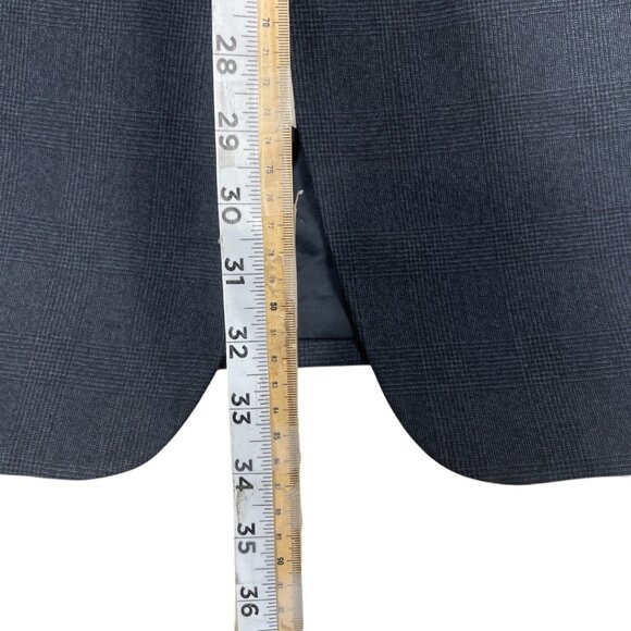 Hugo Boss Wool Einstein Sigma Men's 44L Blue Blazer Sports Coat Jacket 44 Long - Picture 7 of 12